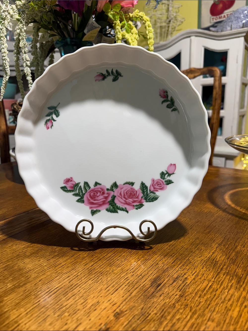 Christineholm porcelain quiche tart pie dish Cottagecore